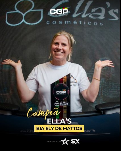 Arte oficial: Bia Ely de Mattos, campeão do Ella's