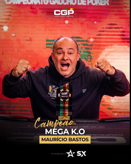 Arte oficial: Maurício Bastos, campeão do Mega K.O