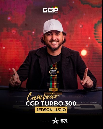 Arte oficial: Jedson Lucio, campeão do CGP Turbo 300
