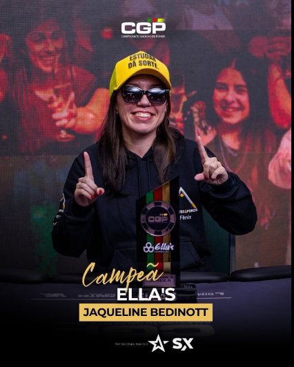 Arte oficial: Jaqueline Bedinott, campeão do Ella's