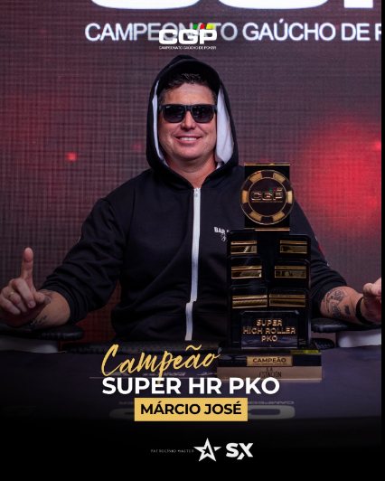 Arte oficial: Márcio José, campeão do Super HR PKO