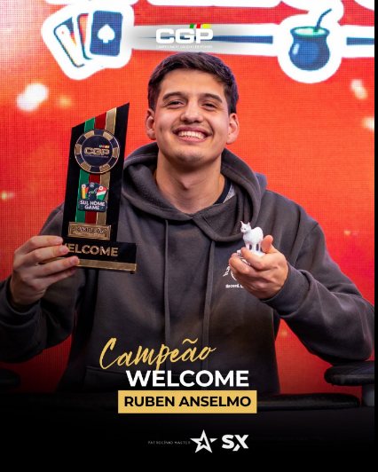 Arte oficial: Ruben Anselmo, campeão do Welcome